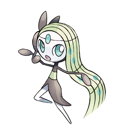 Artwork de Meloetta Forme Chant